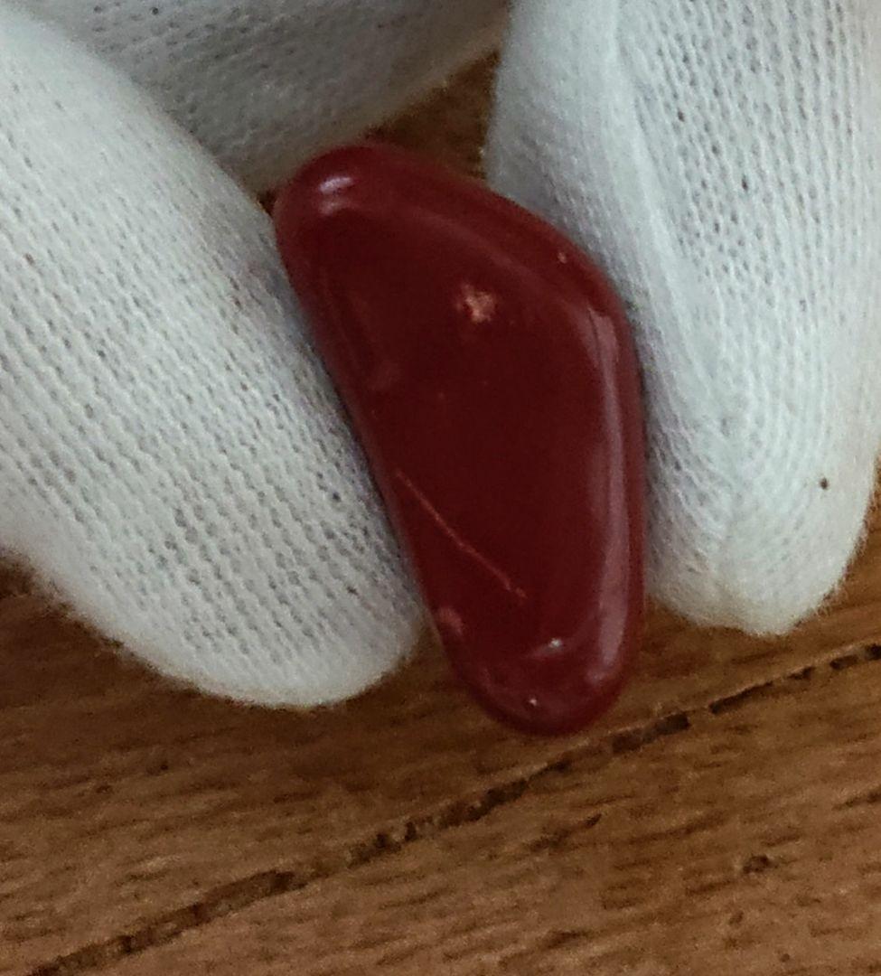 ベンガラ石 Tumbled Carnelian Chrysalis Stone