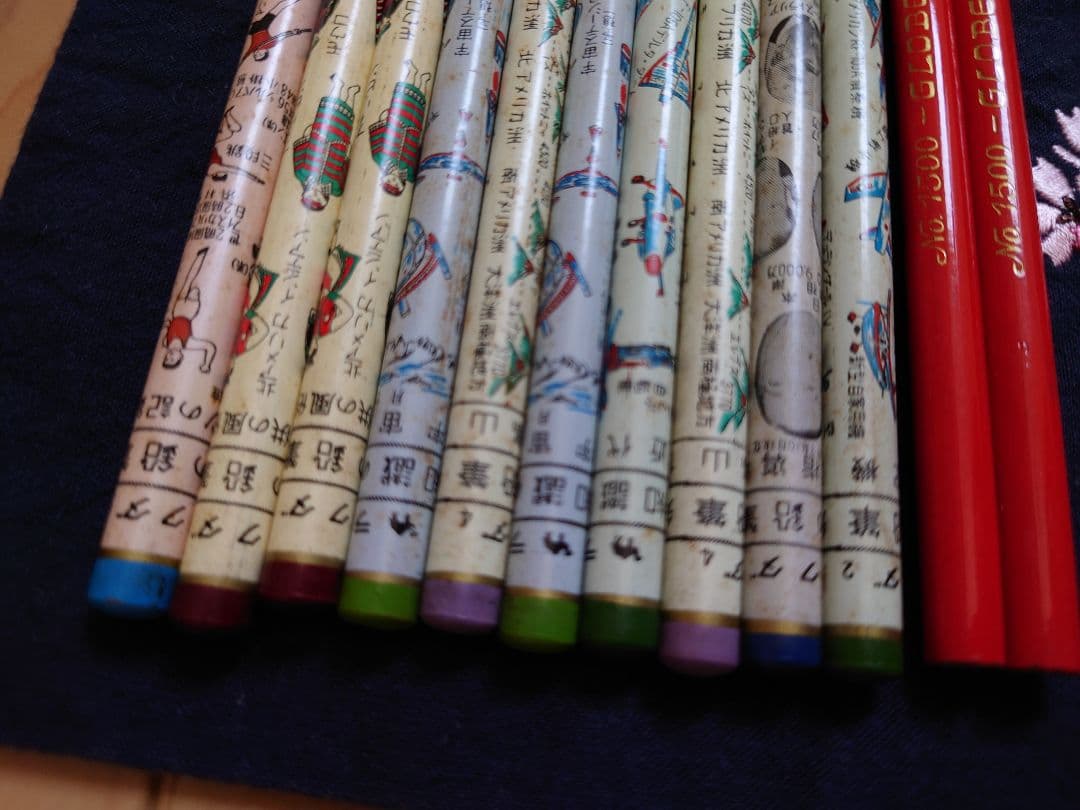 太陽鉛筆　ハイクラス　TAIYO　10本　赤青２本　昭和レトロ　激レア　入手困難