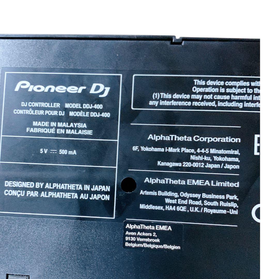 【美品】Pioneer DDJ-400 DJコントローラー 2021年製