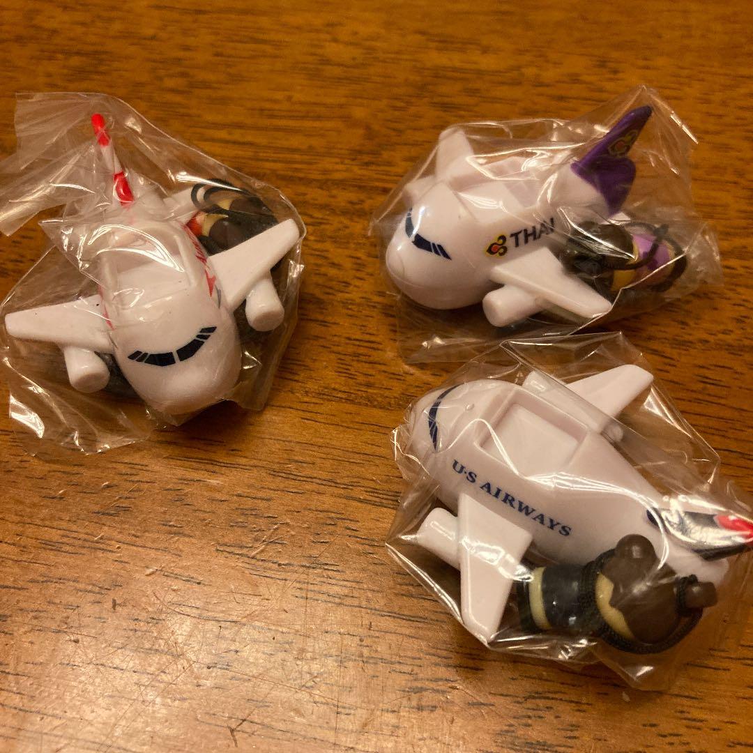メルカリ便　新品未使用　プルバック　エアプレーン　ウィズ　CA ３種3機セット