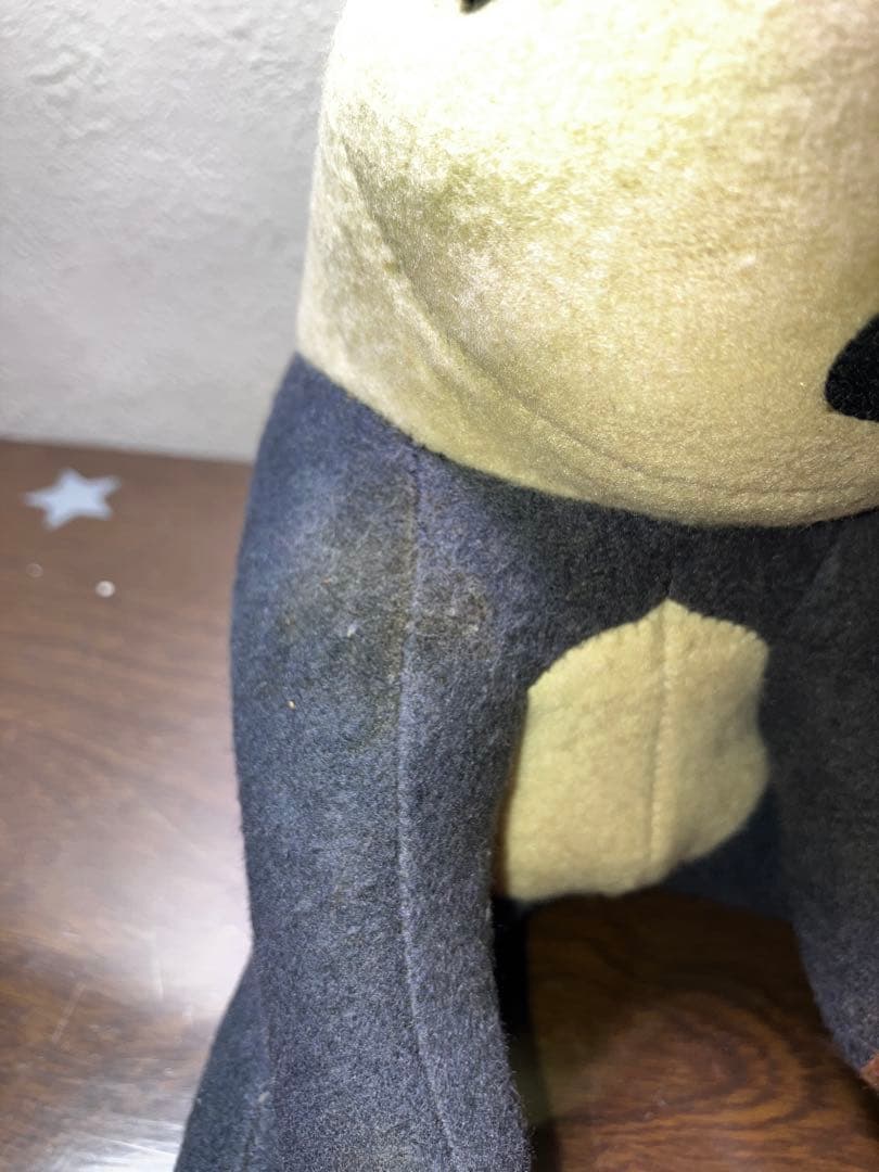 東京動物園協会　おがくずぬいぐるみ　パンダ　昭和レトロ　当時物　上野動物園