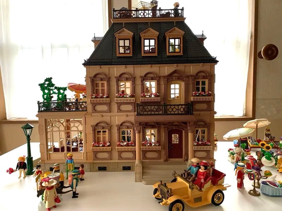 プレイモービルPlaymobil廃盤ドールハウス豪華希少セット説明書有り