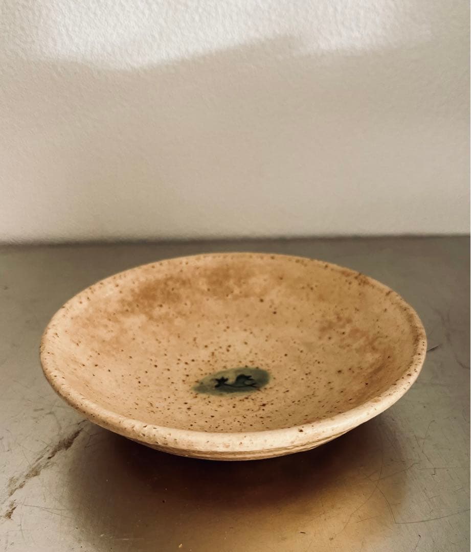 杉本立夫　鹿紋小皿　京都大吉