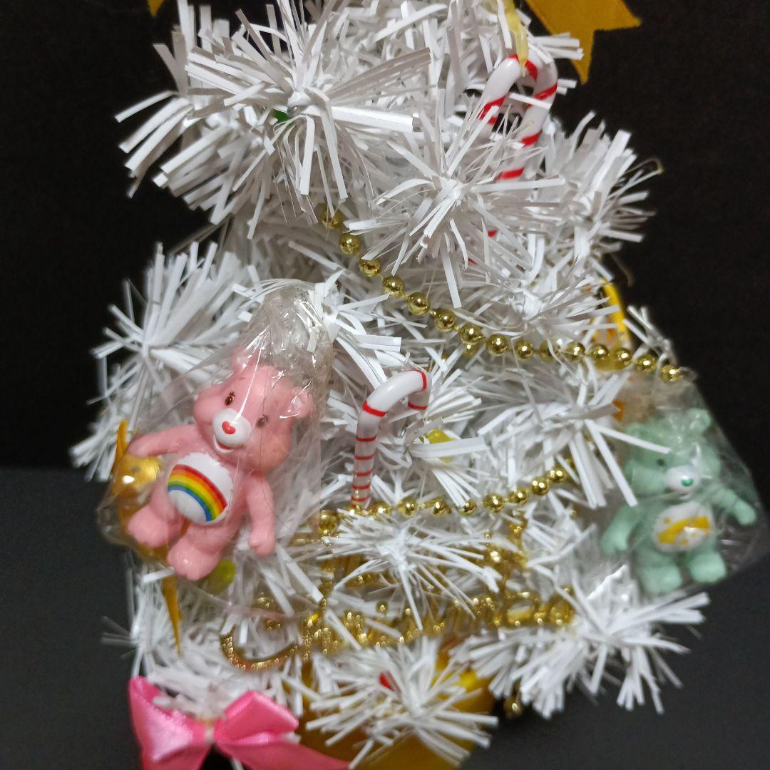 レトロ CareBears ケアベア クリスマスツリー マスコットフィギュア付き