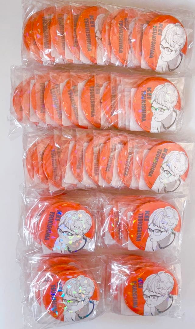 ハイキュー オールスター缶バッジ 月島蛍