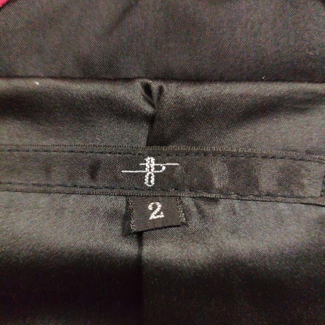 美品ノーアイディー黒ラムレザー シングルフード付きライダースジャケットＳ２完売品