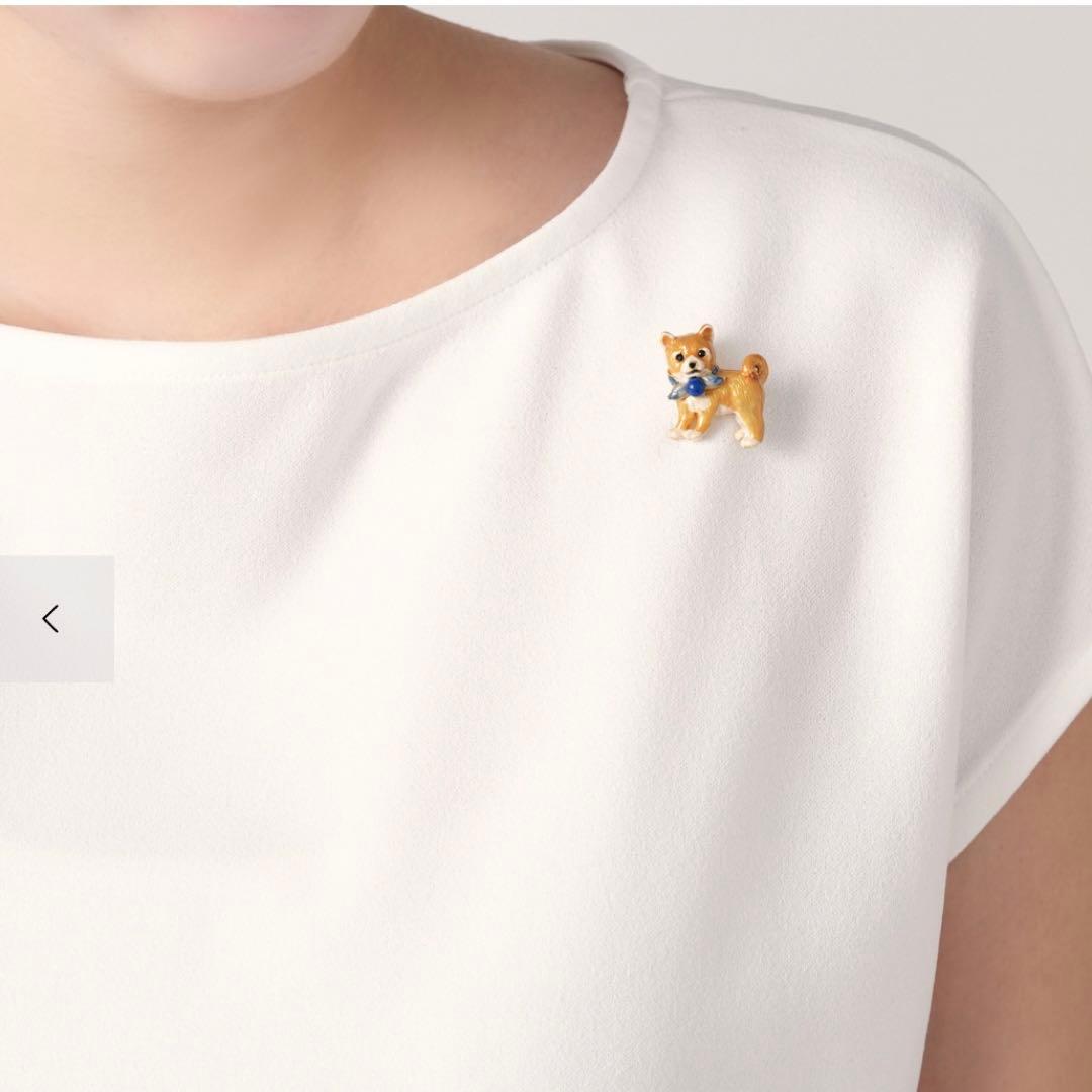 ヴァンドーム青山　柴犬　ブローチ