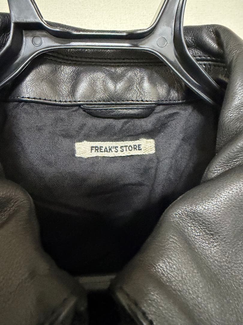 【試着のみ未使用】FREAK’S STORE シングル ライダースジャケット L