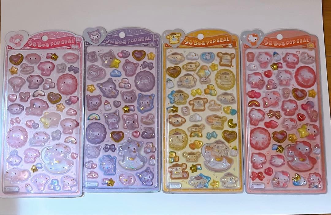 サンリオ　うるちゅるPOPシール8枚セット