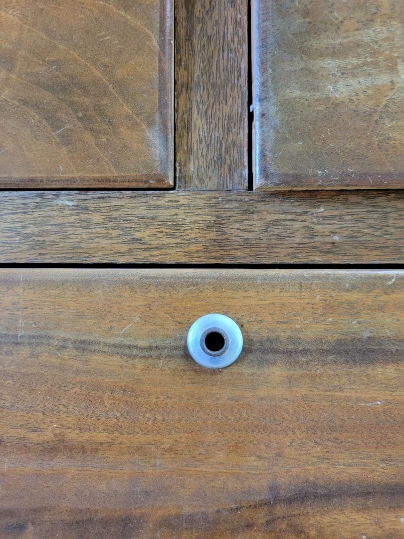 ✅訳あり/ 昭和レトロ 木製タンス 7引き出し ブラウン