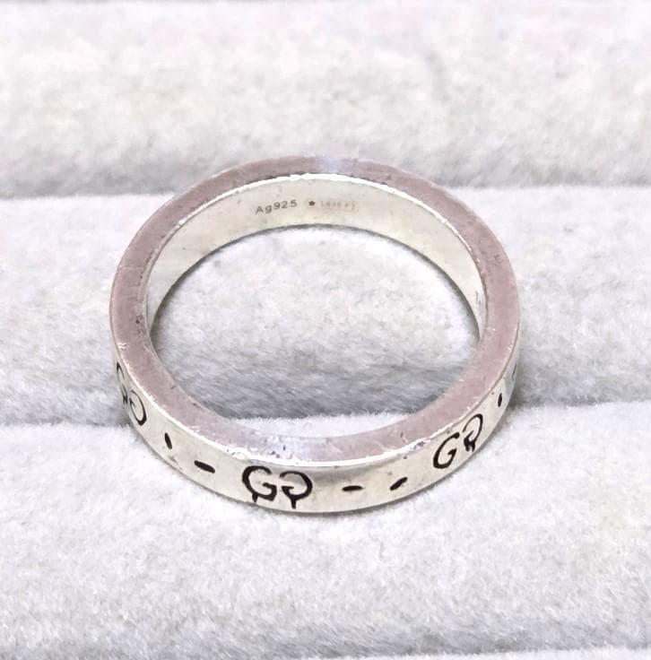 Gucci グッチ ゴーストリング　SV925　リング　14号　42828