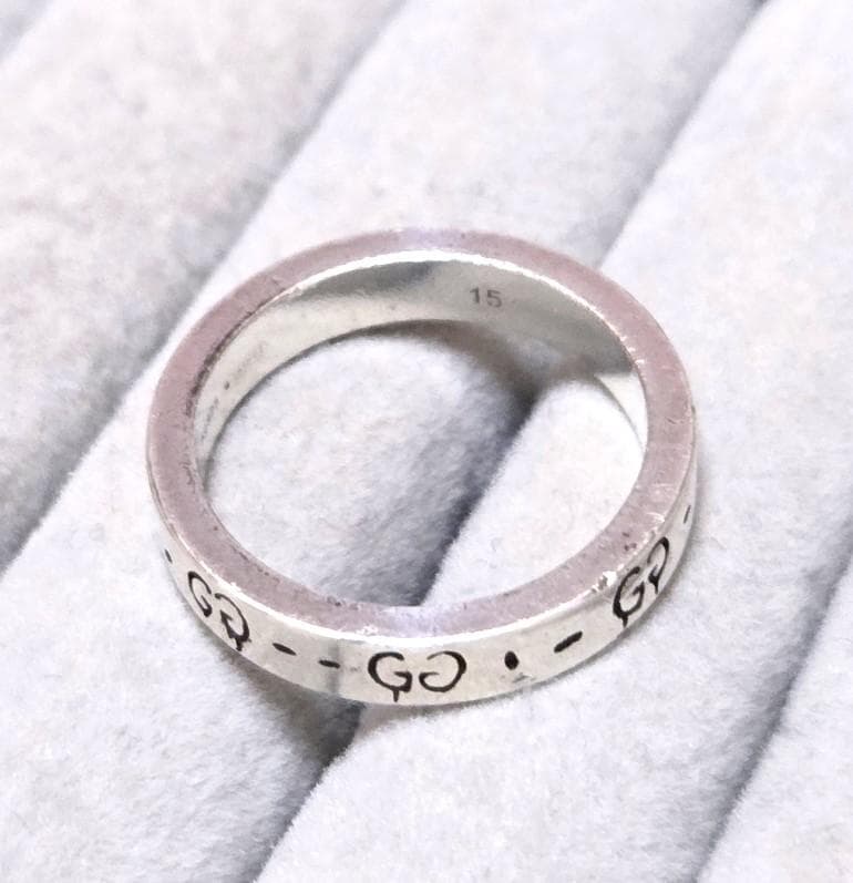 Gucci グッチ ゴーストリング　SV925　リング　14号　42828