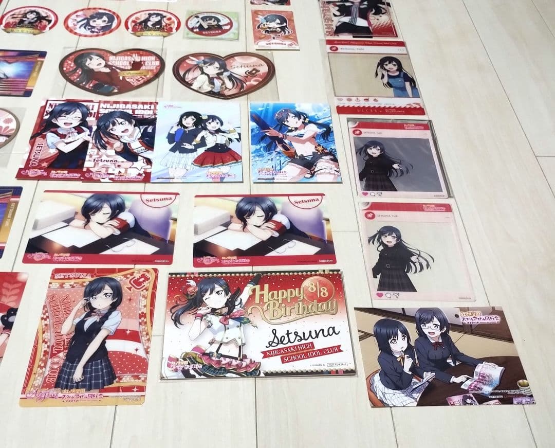 ラブライブ　虹ヶ咲学園　優木せつ菜　カード　シール　ブロマイド　紙類　まとめ売り