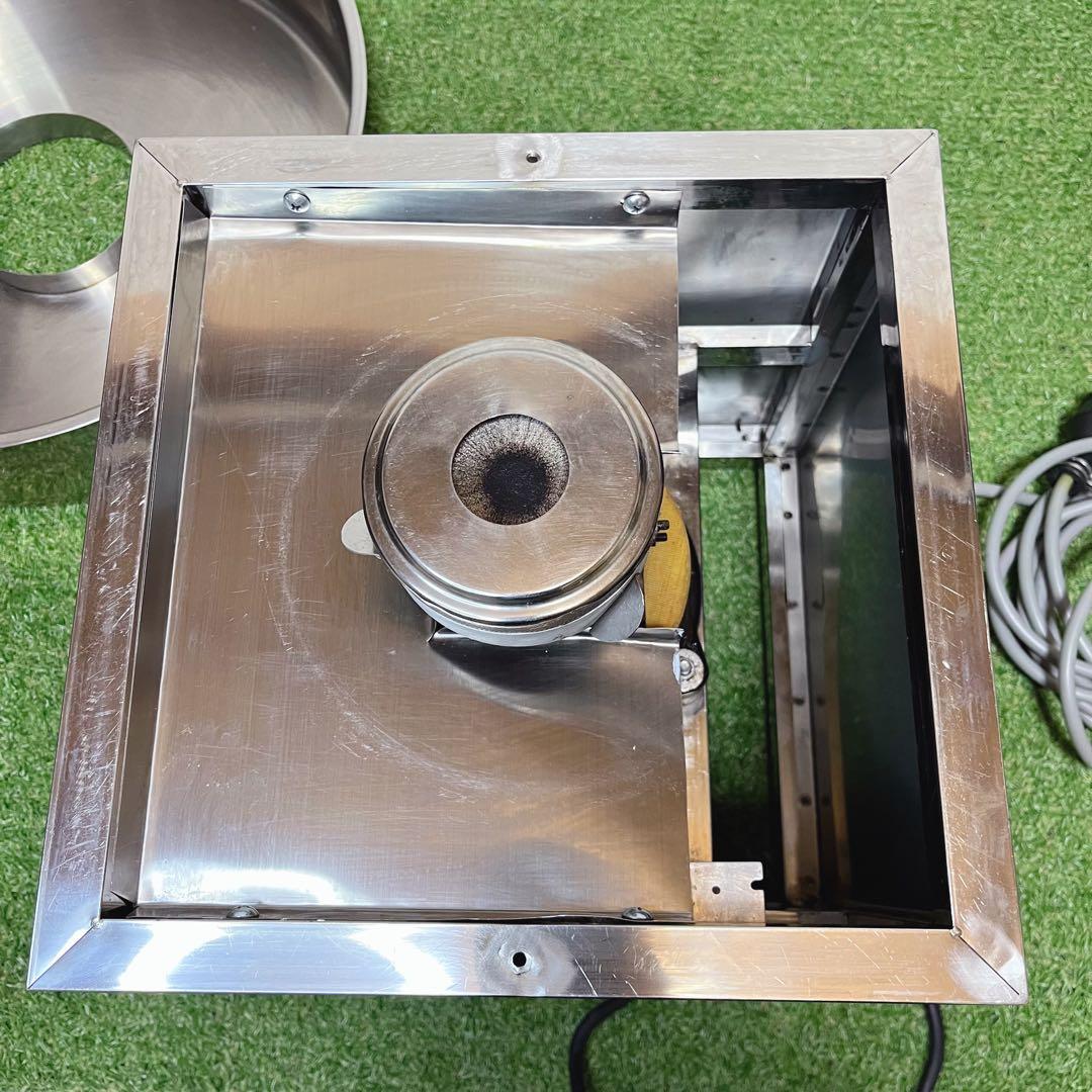 美品 わたあめ機 ステンレス製 200V 動作確認済 簡易清掃済 綿菓子棒付き