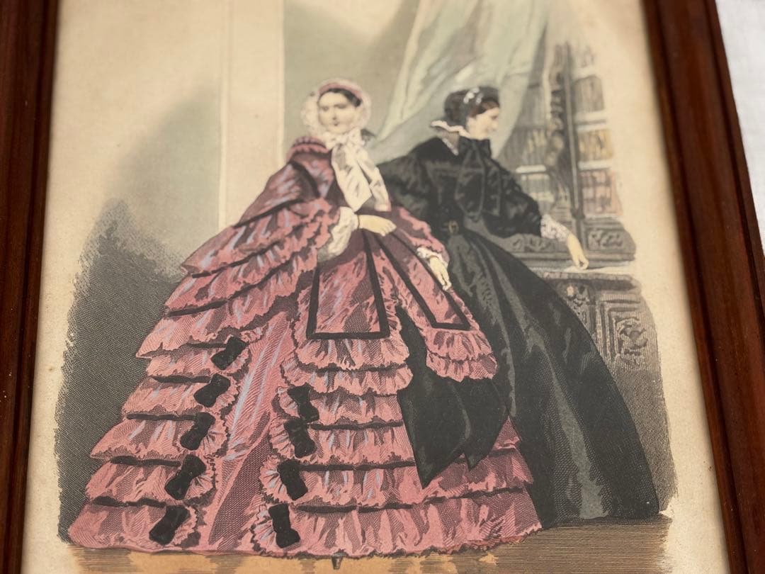 フランス　蚤の市　額　ブロカント