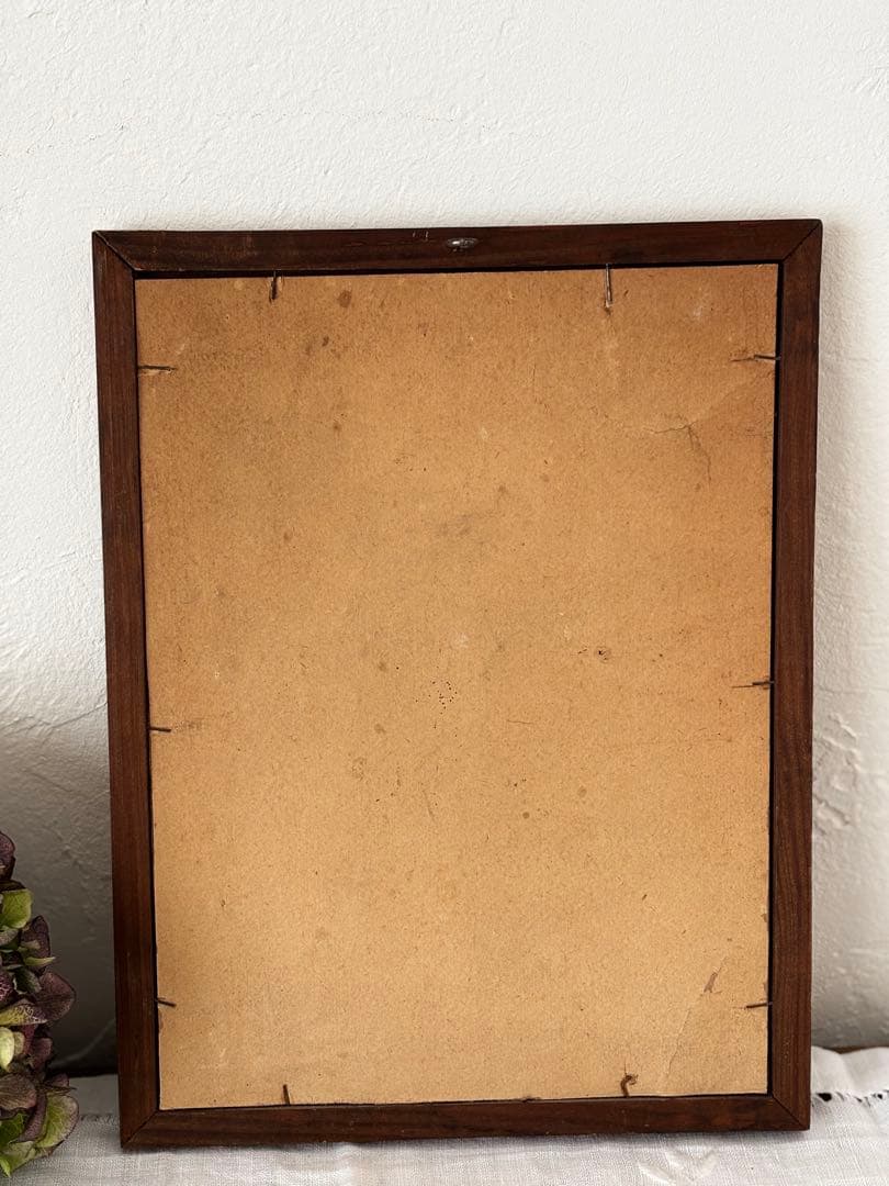 フランス　蚤の市　額　ブロカント