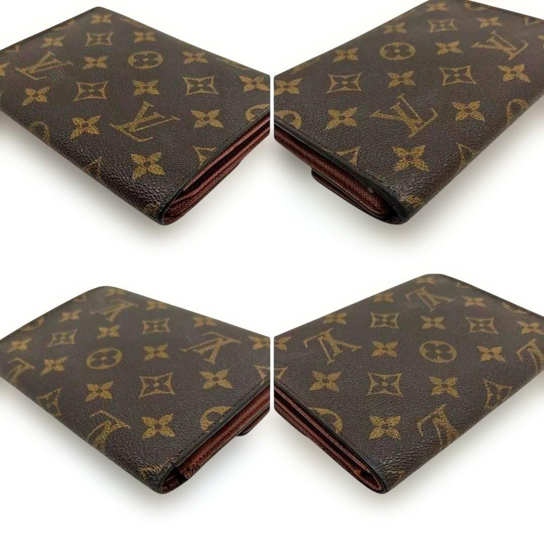 ルイヴィトン モノグラム エテュイ パピエ 三つ折り財布 D46