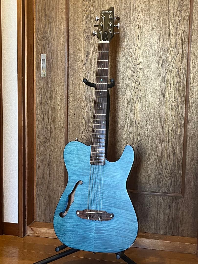 シェクターの薄胴、軽い♪エレアコ美品♪