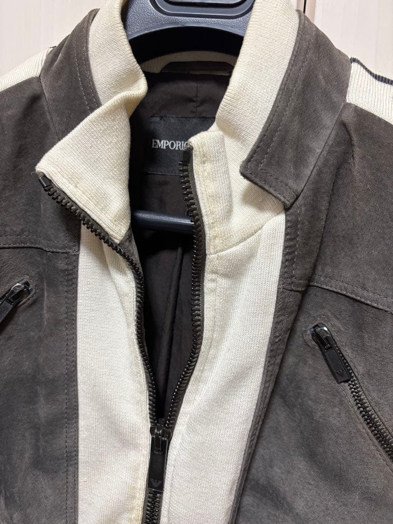 【希少】EMPORIO ARMANI シングルライダースジャケット