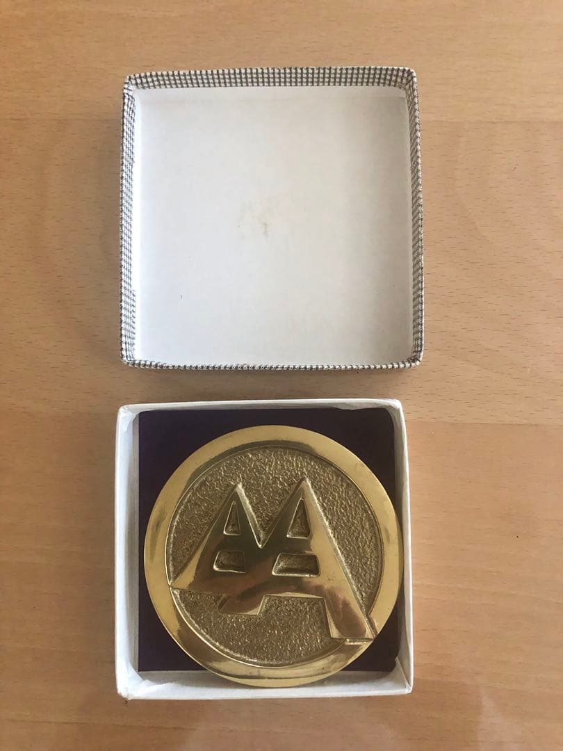 明智鉄道開業記念　メダル