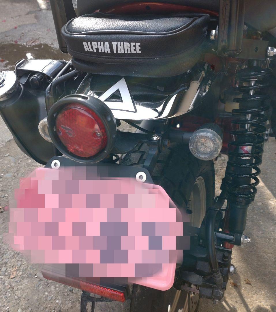 モンキー125 overフェンダーレスキット　社外テールランプ、ウインカー付き