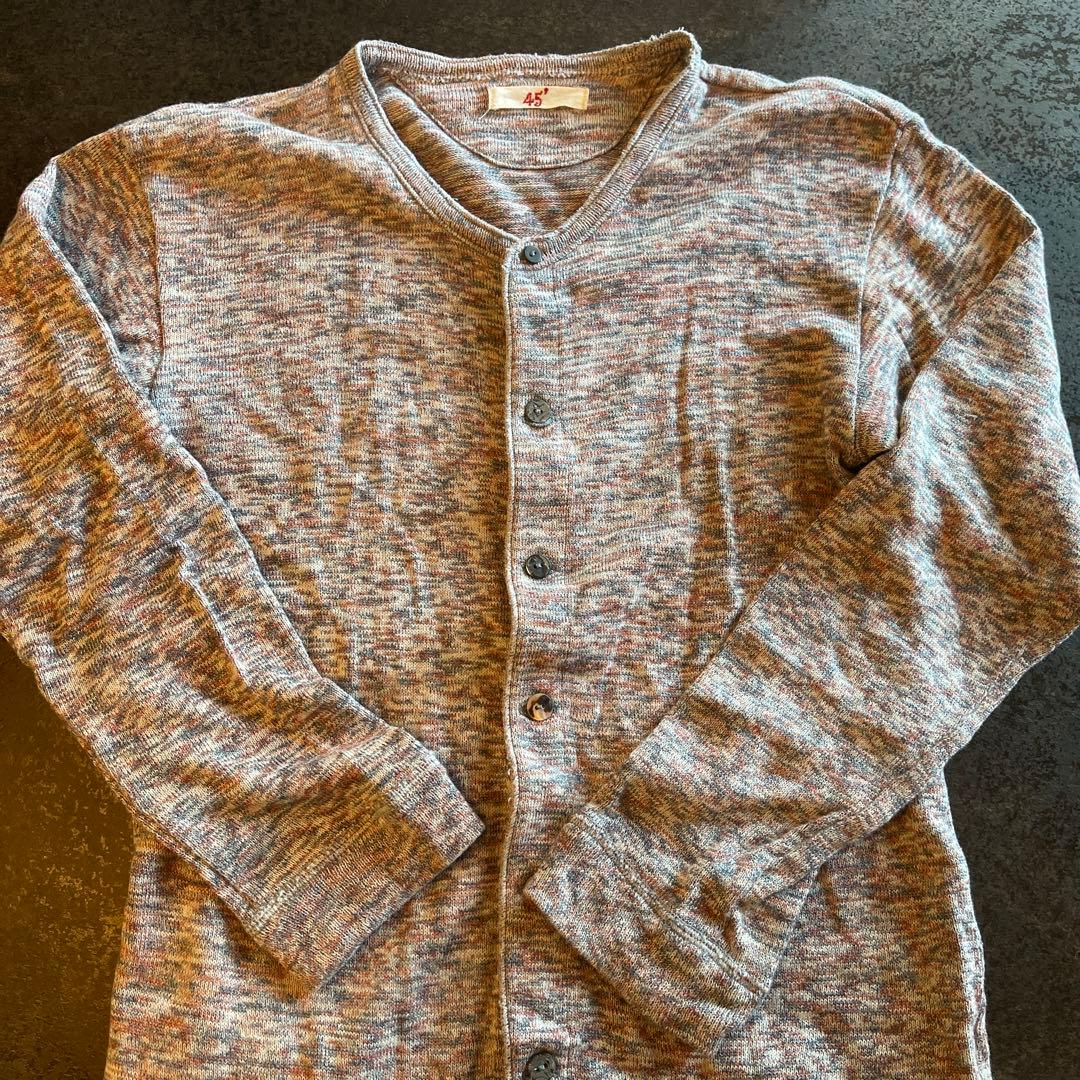 45rpm ボタン付きルームウェア