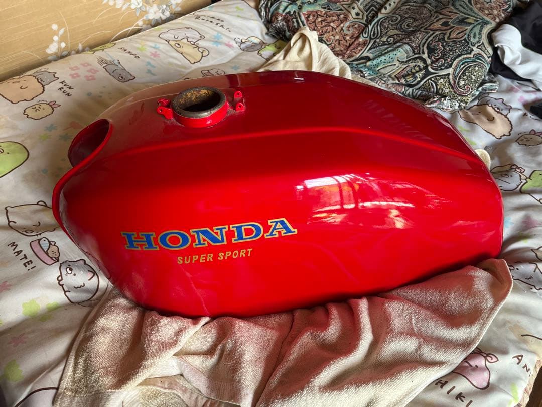 HONDA CB400F SUPER SPORT 純正タンク 再塗装NSXレッド