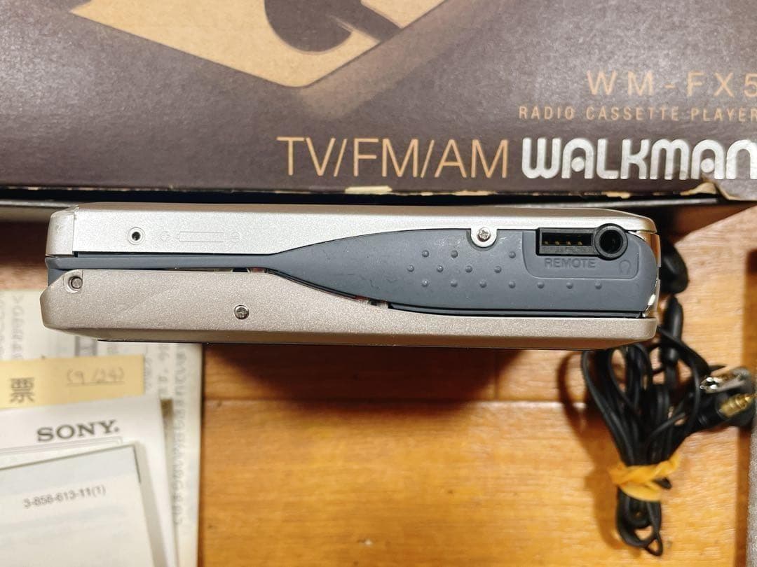 SONY WALKMAN カセットプレーヤー WM-FX5 鏡面 付属品あり