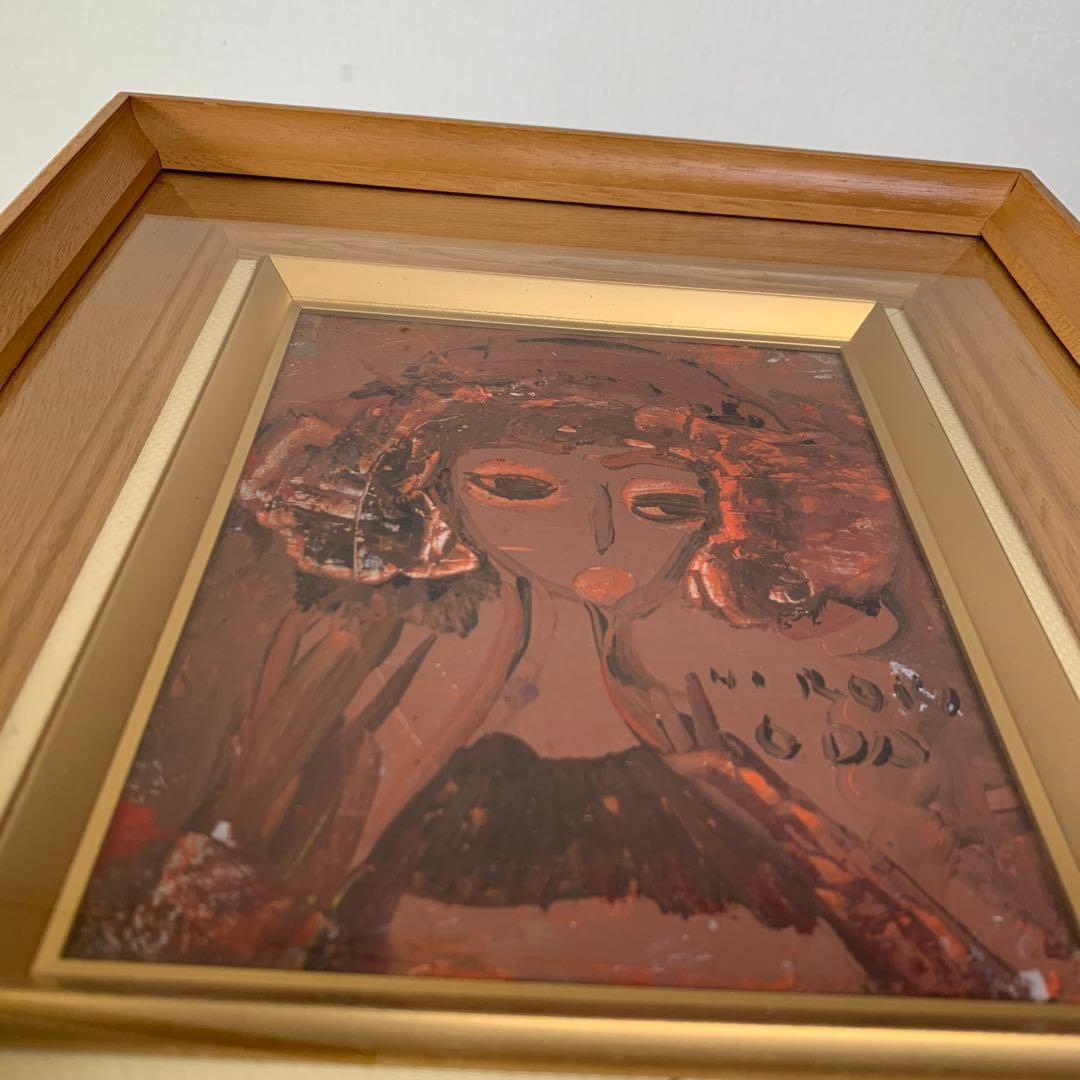 抽象画 女性の肖像 織田廣喜　オダヒロキ