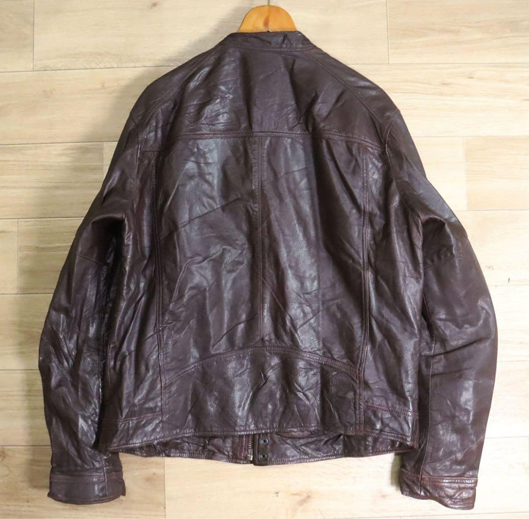 Schott シングルライダース 本革　レザージャケット　刺繍　イーグル