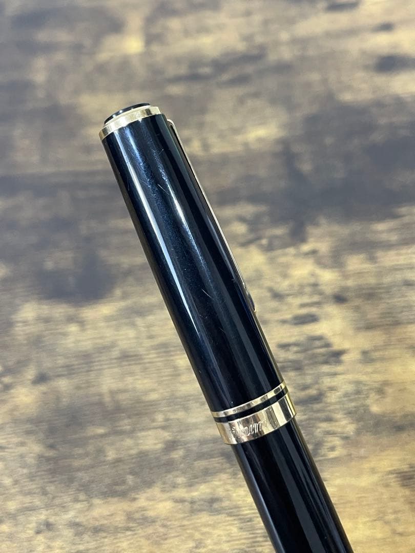 筆記確認＆洗浄済み　初期型　エボナイトペン芯　14金　細字　プラチナ　万年筆
