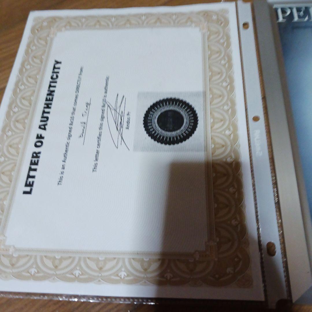 TIME Person of the Year ドナルド・トランプ　 サイン入り