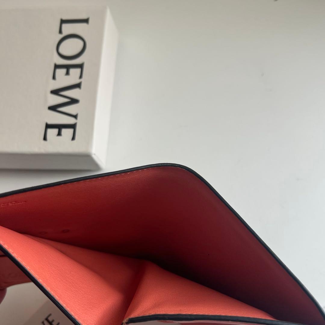 475 極上美品 LOEWE ロエベ 2つ折り財布