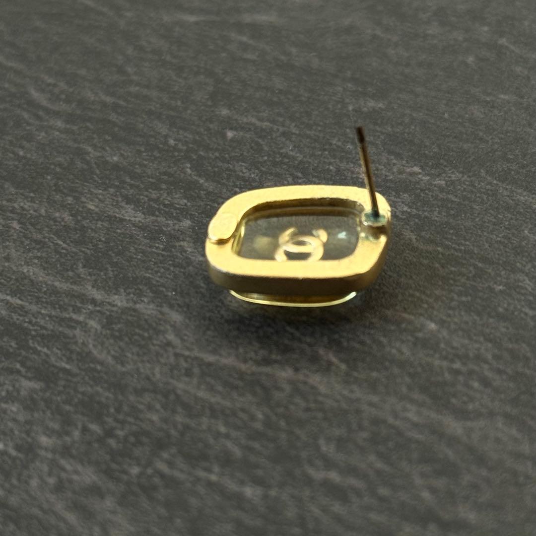 CHANEL シャネル ココ クリア ピアス 片耳 01P