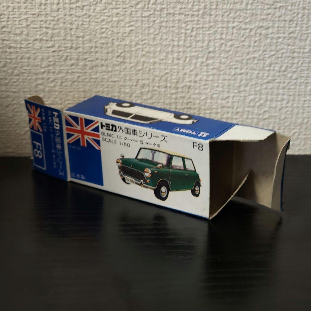 TOMICA　トミカ　ミニクーパー　緑/白色　輸出カラー　箱付き