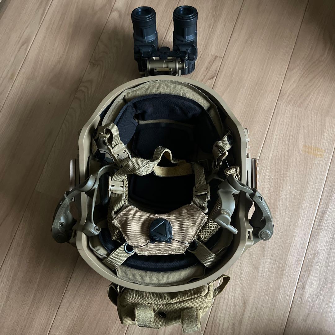 チームウェンディ タイプ ヘルメット レールアダプター付き サバゲー 装備 CB