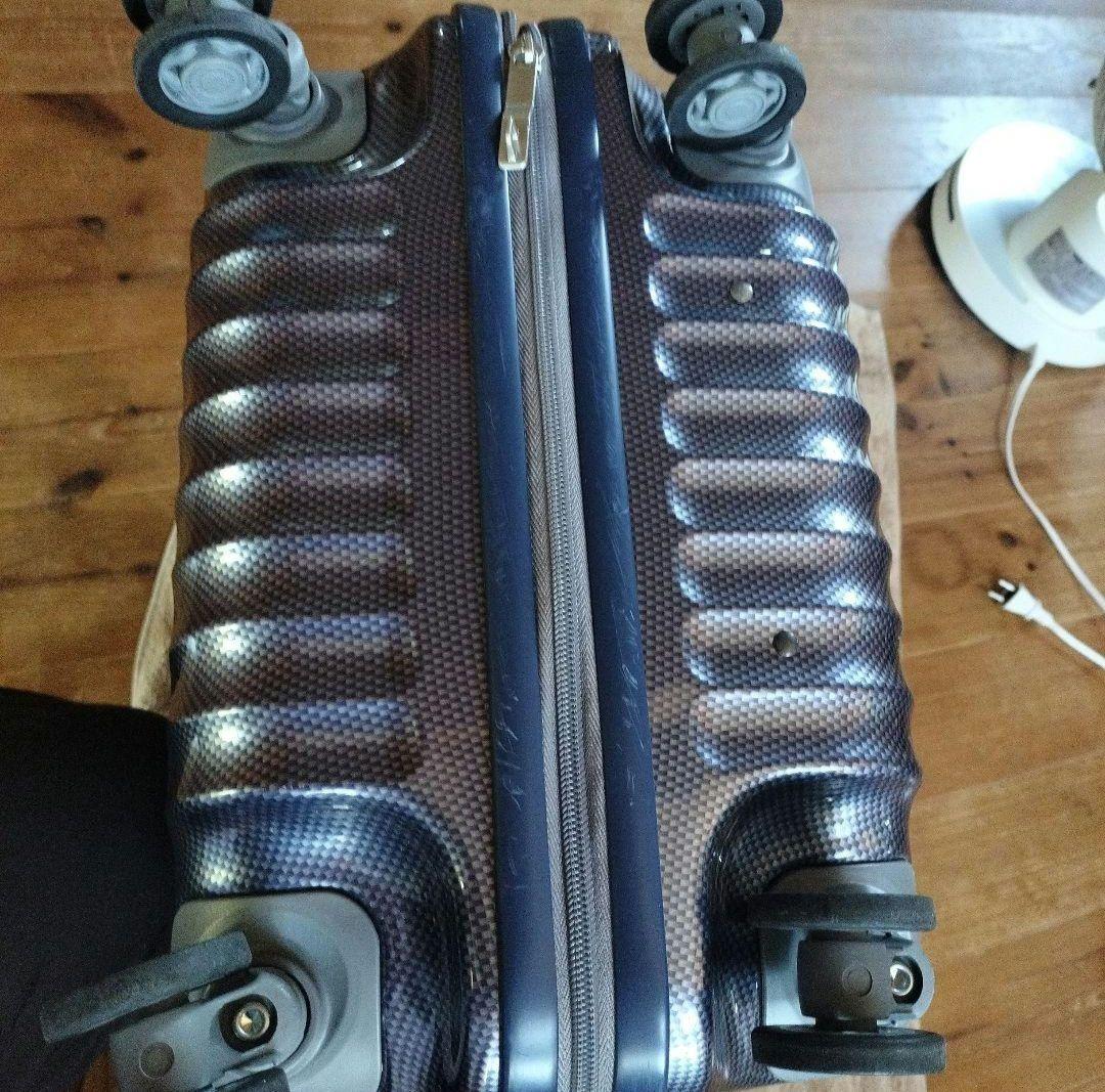 【値下げ】ace（エース）のダークブルー・ハードシェルキャリーケース