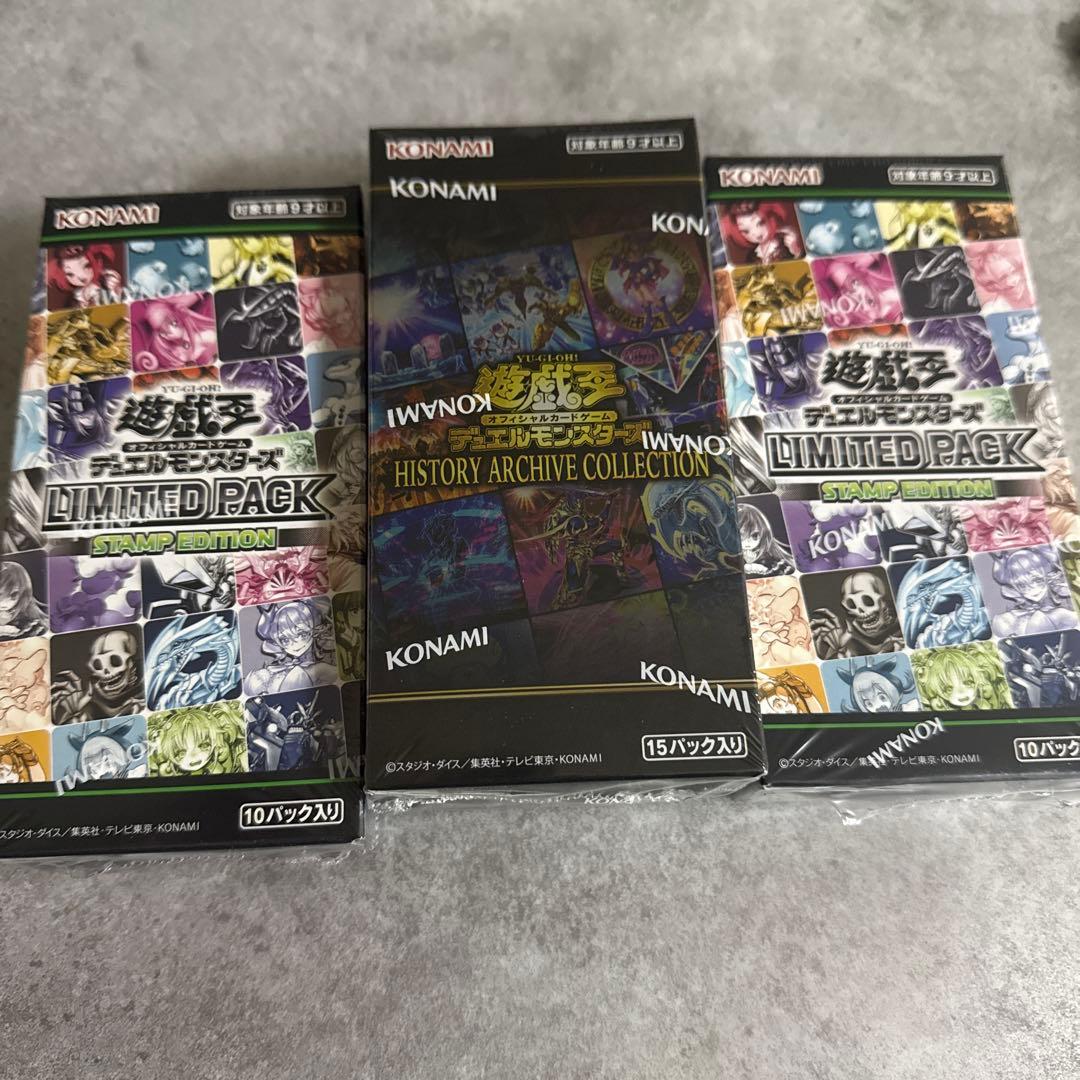 遊戯王　未開封BOX シュリンク付き　3box