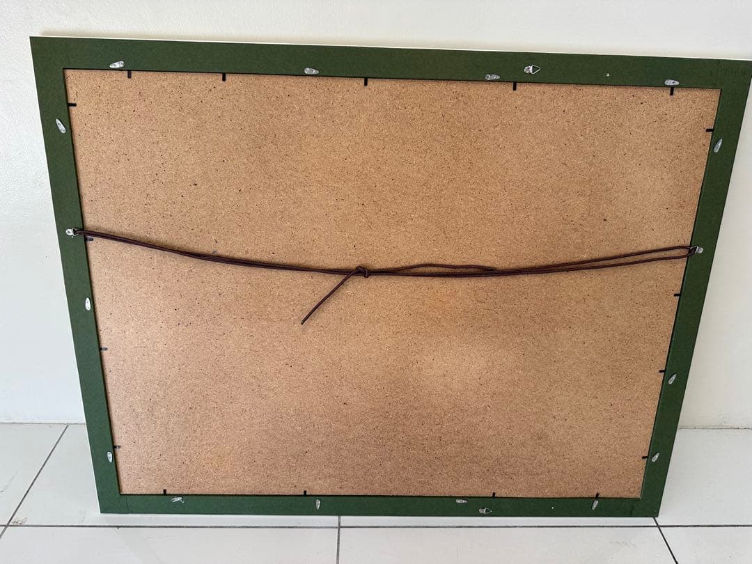 街の風景 署名入り フレーム付き