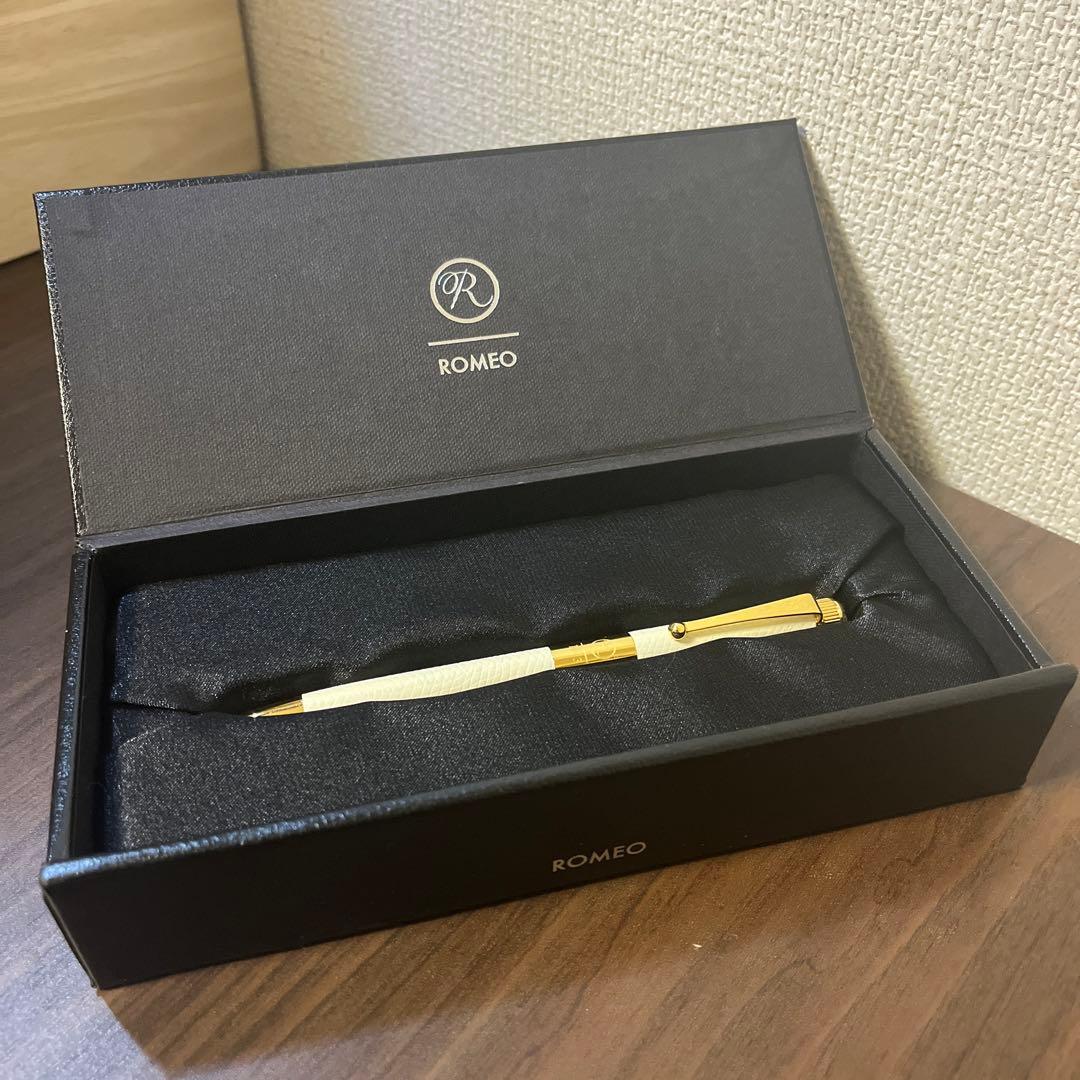 数量限定 ROMEO No.3 ボールペン ES レザー ホットミルク