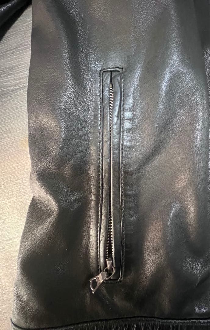 TOMORROWLAND / BLUE WORK シングルライダース　黒　M