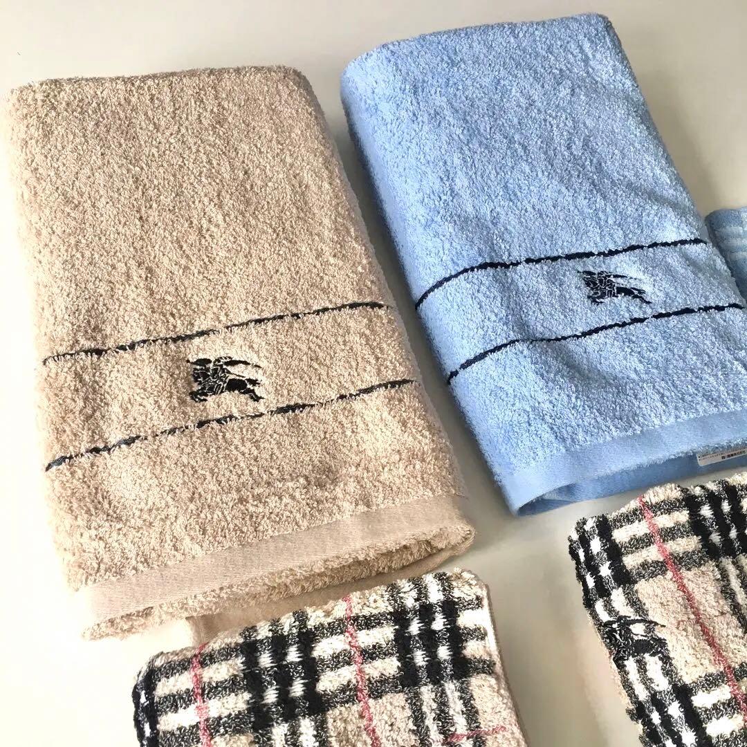 新品未使用　バーバリー　タオル５枚セット