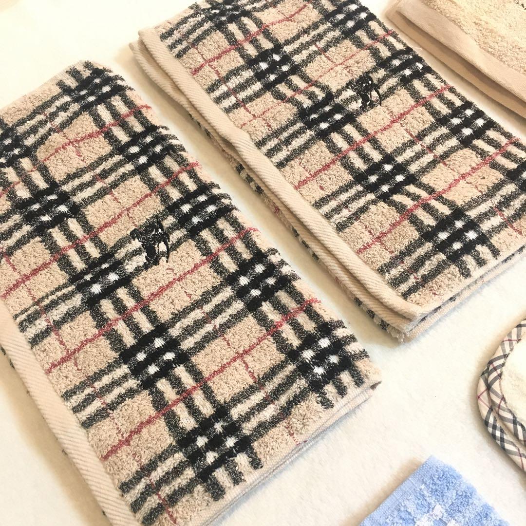 新品未使用　バーバリー　タオル５枚セット