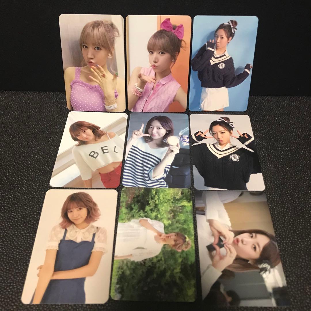 Apink ナムジュ　トレカ　9枚セット　ショーケース　luv