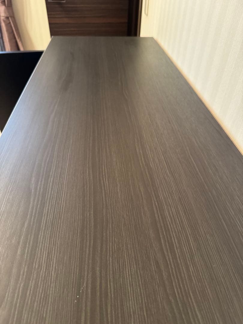 【まめちゃん】リビングキャビネット 日本製 木製 スチール脚付 配線穴付