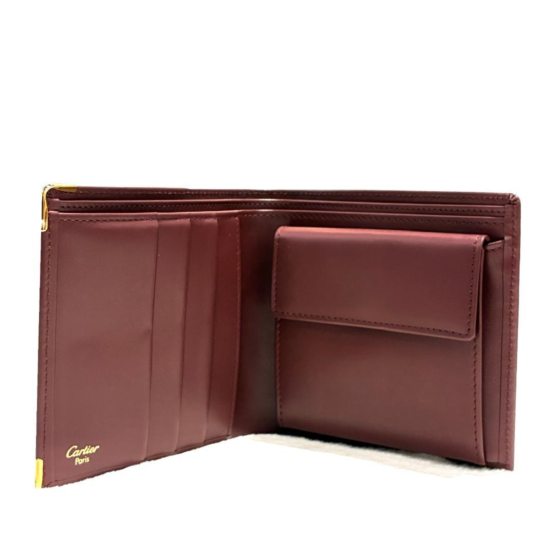 カルティエ マストライン 二つ折り財布