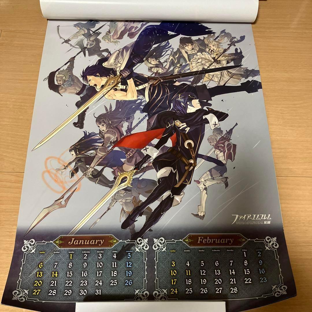 ファイアーエムブレム覚醒 カレンダー ポスター