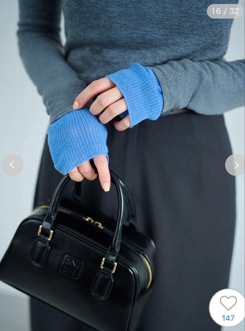 スナイデル　Sustainableレイヤードポロニットプルオーバー