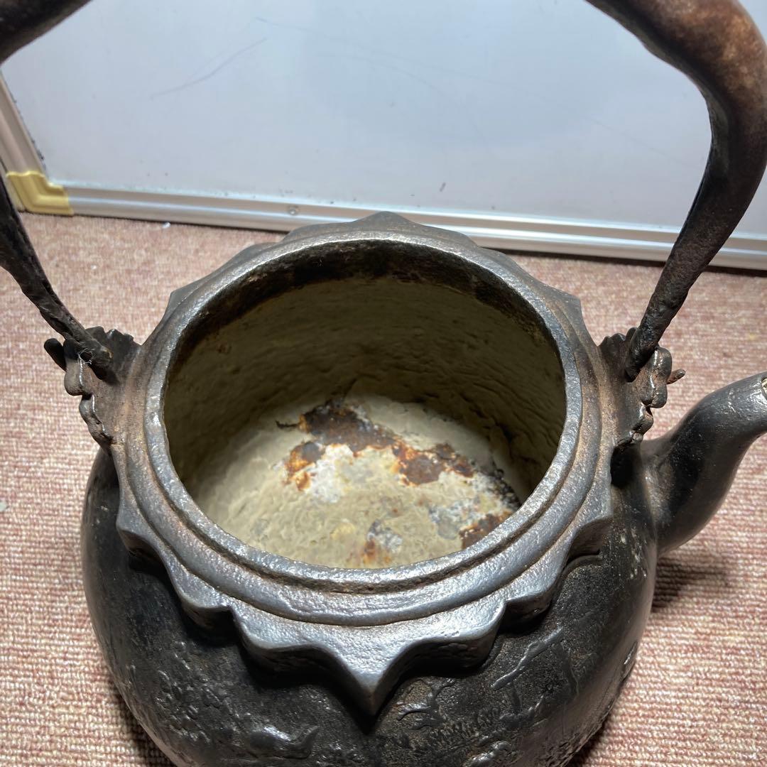 明治期大国寿朗名品鉄瓶