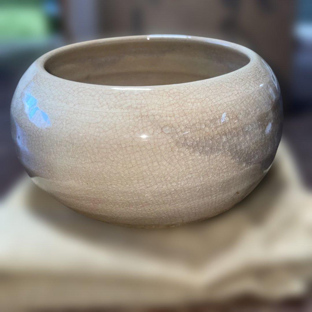 九世 坂高麗左衛門　建水　茶碗　茶道具　時代品